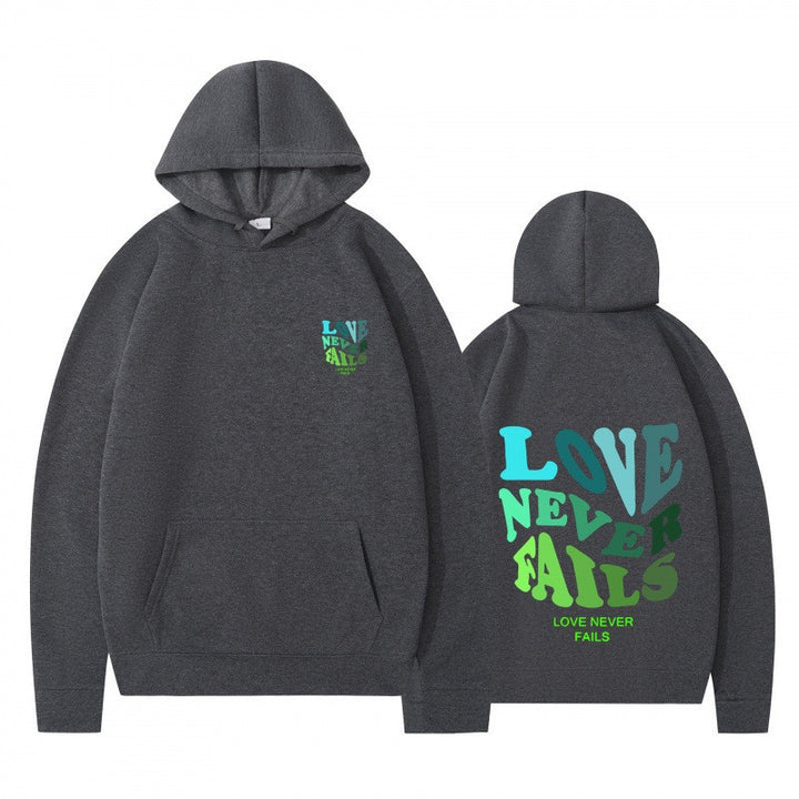Kvinnors hoodie med inspirerande text och avslappnad passform Mirla-Eva Jonsson