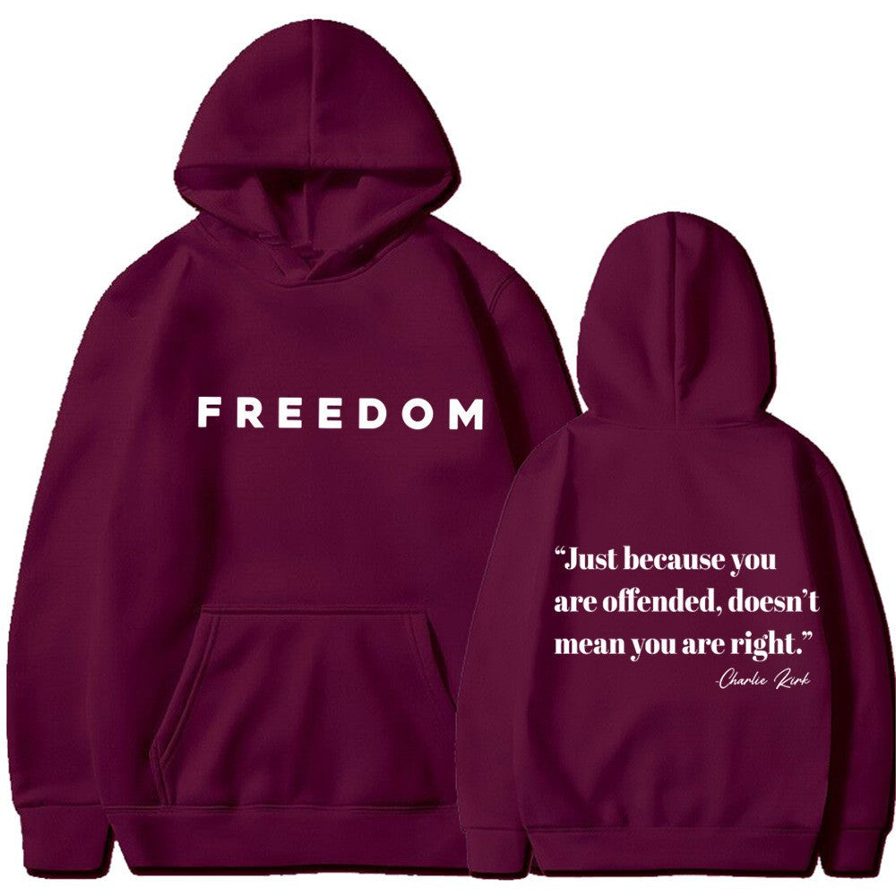 Kvinnors hoodie med inspirerande text och avslappnad passform Mirla-Eva Jonsson