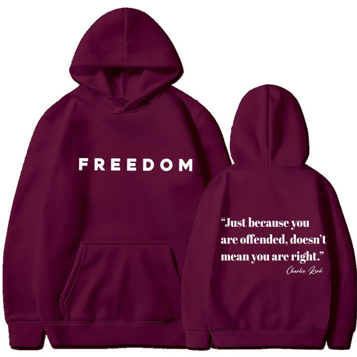 Kvinnors hoodie med inspirerande text och avslappnad passform Mirla-Eva Jonsson