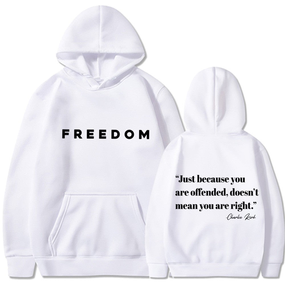 Kvinnors hoodie med inspirerande text och avslappnad passform Mirla-Eva Jonsson