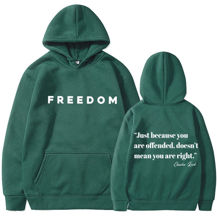 Kvinnors hoodie med inspirerande text och avslappnad passform Mirla-Eva Jonsson