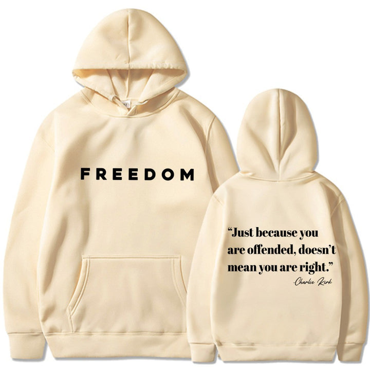 Kvinnors hoodie med inspirerande text och avslappnad passform Mirla-Eva Jonsson
