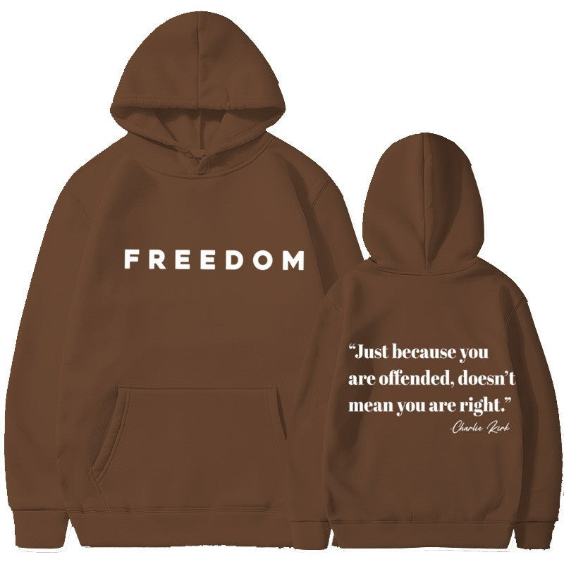 Kvinnors hoodie med inspirerande text och avslappnad passform Mirla-Eva Jonsson