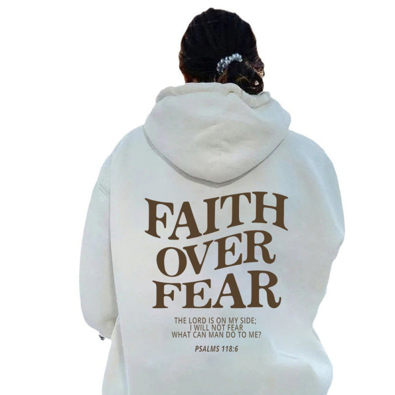 Kvinnors hoodie med inspirerande text och bekväm passform Mirla-Eva Jonsson