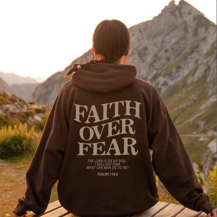 Kvinnors hoodie med inspirerande text och högkvalitativ bomull Mirla-Eva Jonsson