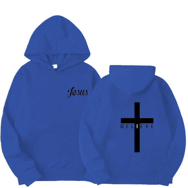 Kvinnors hoodie med inspirerande tro-design och bekväm passform Mirla-Eva Jonsson