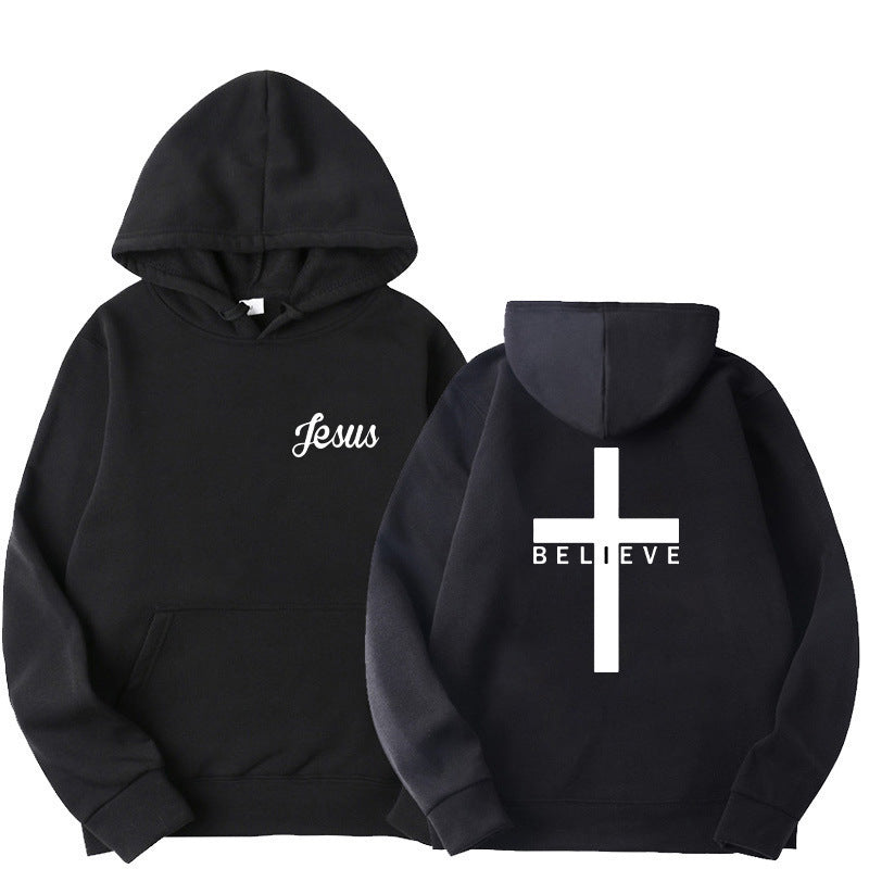 Kvinnors hoodie med inspirerande tro-design och bekväm passform Mirla-Eva Jonsson