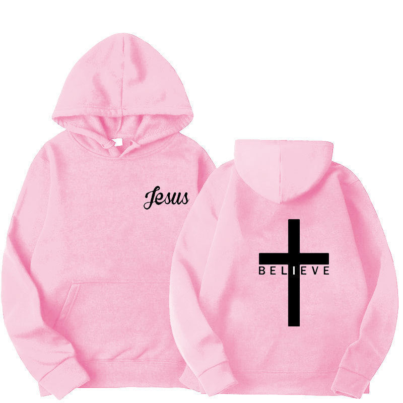 Kvinnors hoodie med inspirerande tro-design och bekväm passform Mirla-Eva Jonsson