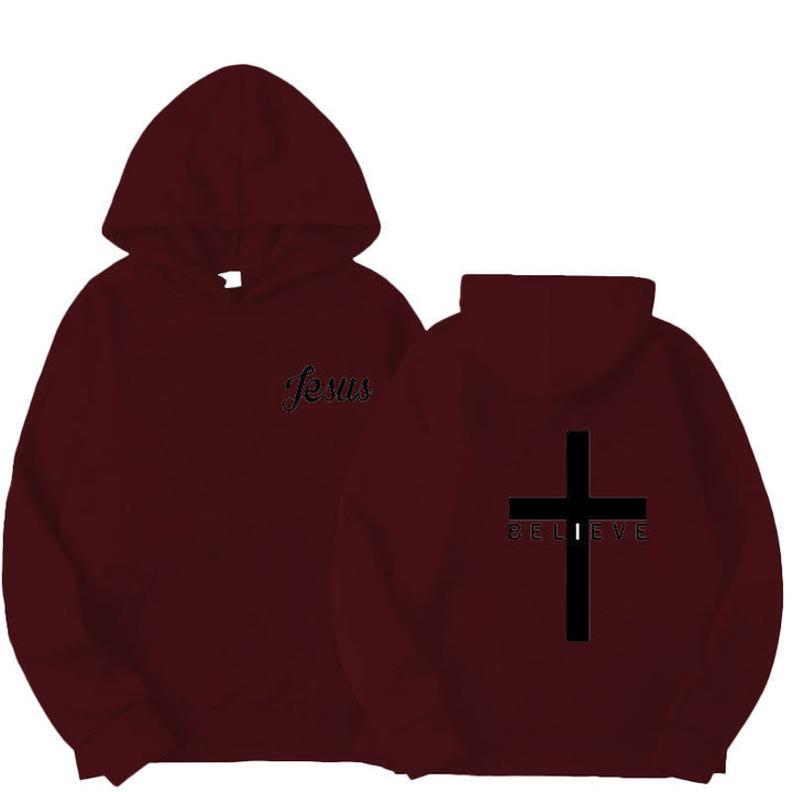 Kvinnors hoodie med inspirerande tro-design och bekväm passform Mirla-Eva Jonsson