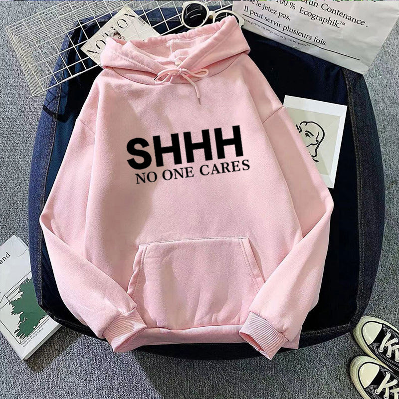 Kvinnors hoodie med inspirerande uttalande Mirla-Eva Jonsson
