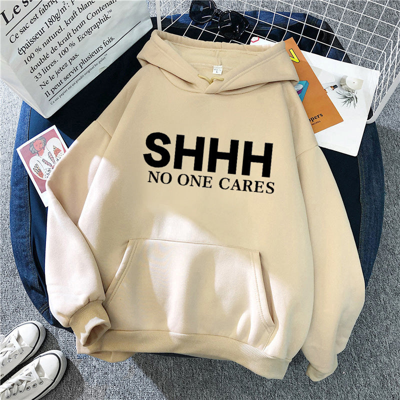 Kvinnors hoodie med inspirerande uttalande Mirla-Eva Jonsson