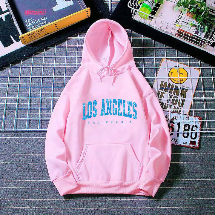 Kvinnors hoodie med iögonfallande Los Angeles-tryck Mirla-Eva Jonsson