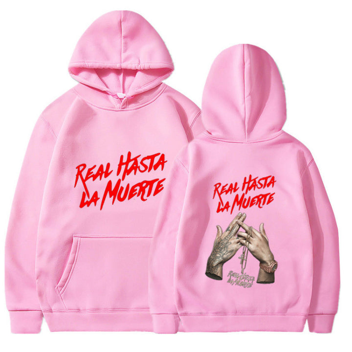 Kvinnors hoodie med iögonfallande text i urban stil Mirla-Eva Jonsson