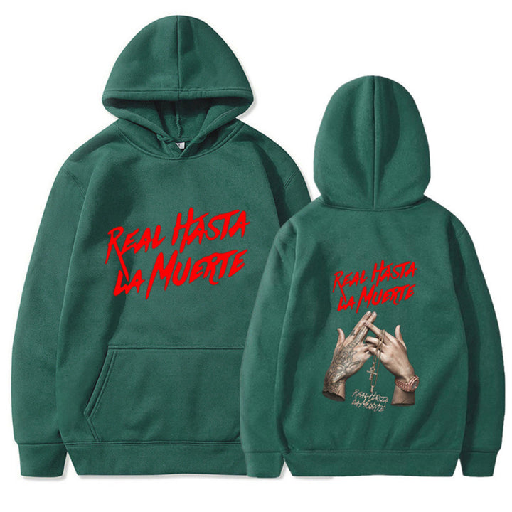 Kvinnors hoodie med iögonfallande text i urban stil Mirla-Eva Jonsson