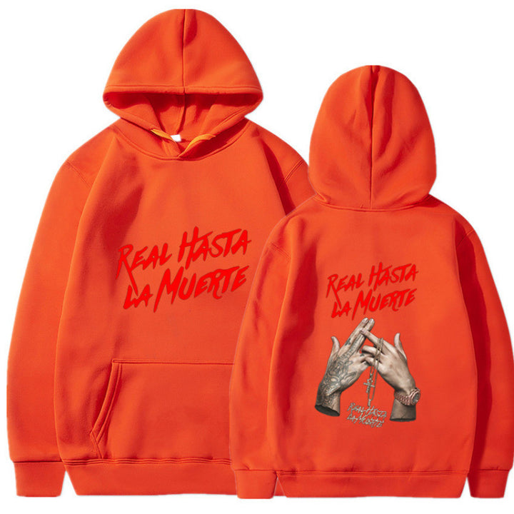 Kvinnors hoodie med iögonfallande text i urban stil Mirla-Eva Jonsson