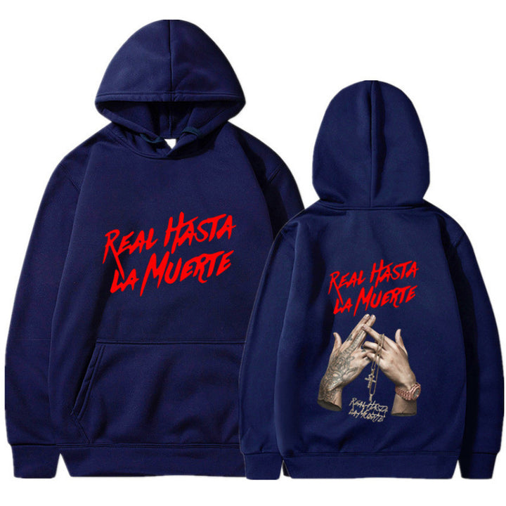 Kvinnors hoodie med iögonfallande text i urban stil Mirla-Eva Jonsson