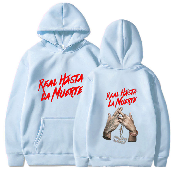 Kvinnors hoodie med iögonfallande text i urban stil Mirla-Eva Jonsson