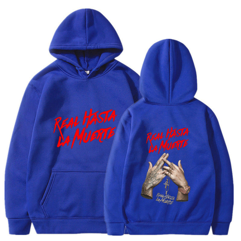 Kvinnors hoodie med iögonfallande text i urban stil Mirla-Eva Jonsson