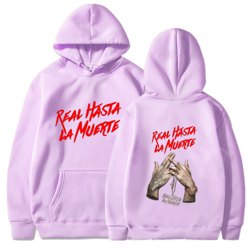 Kvinnors hoodie med iögonfallande text i urban stil Mirla-Eva Jonsson