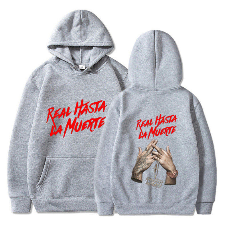 Kvinnors hoodie med iögonfallande text i urban stil Mirla-Eva Jonsson