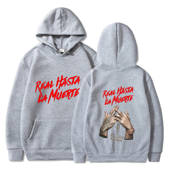 Kvinnors hoodie med iögonfallande text i urban stil Mirla-Eva Jonsson