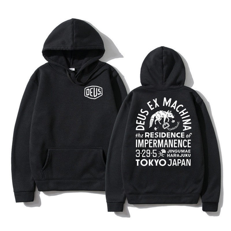 Kvinnors hoodie med iögonfallande tryck och bekväm passform Mirla-Eva Jonsson