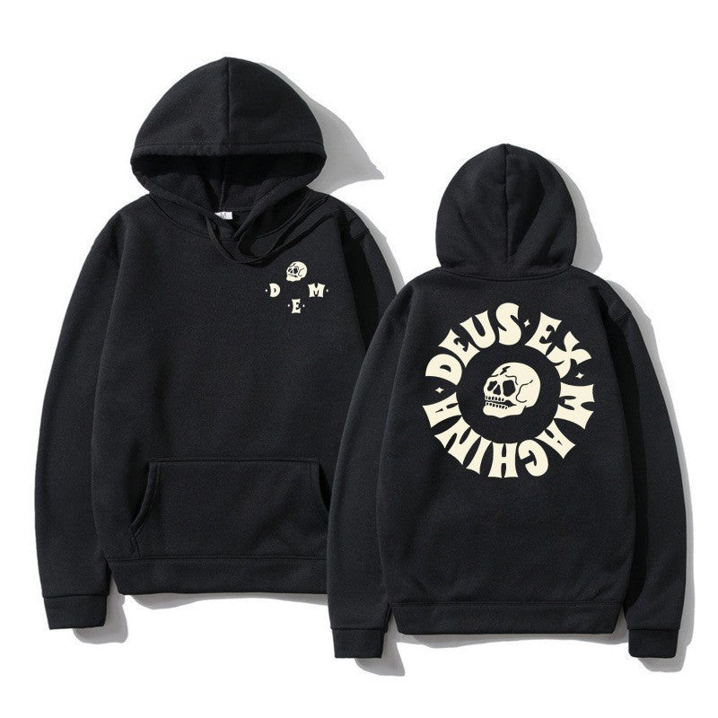 Kvinnors hoodie med iögonfallande tryck och bekväm passform Mirla-Eva Jonsson