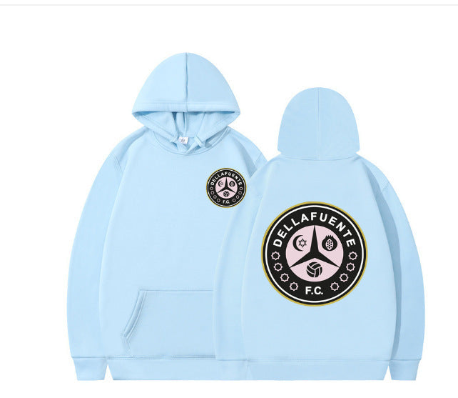 Kvinnors hoodie med konstnärlig design och bekväm passform Mirla-Eva Jonsson