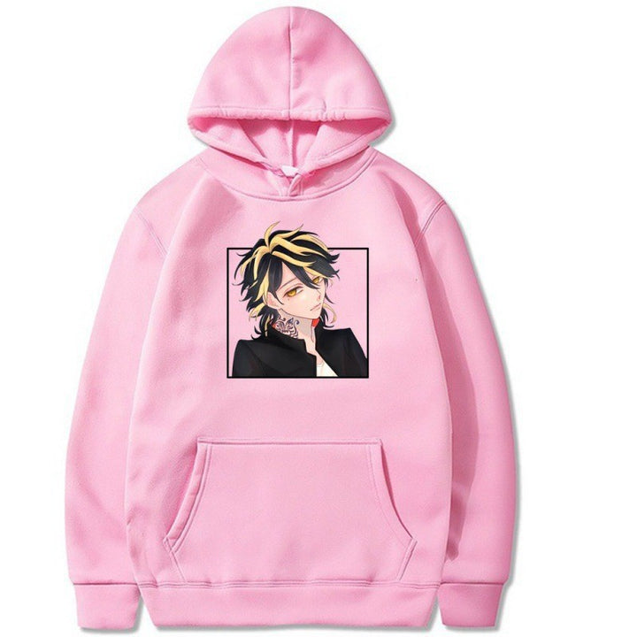 Kvinnors hoodie med konstnärlig design och bekväm passform Mirla-Eva Jonsson