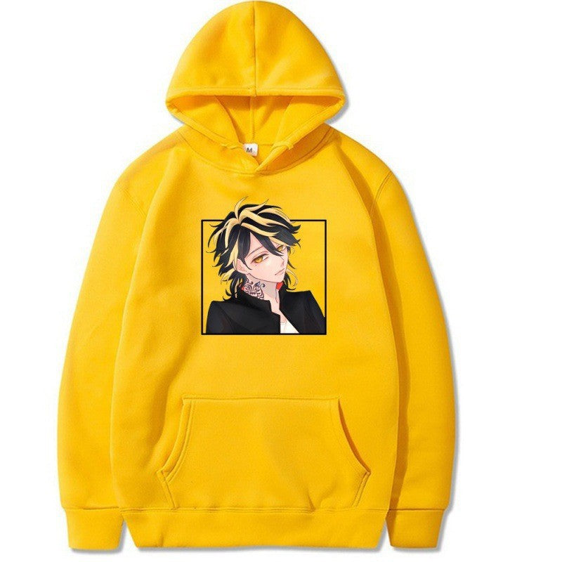 Kvinnors hoodie med konstnärlig design och bekväm passform Mirla-Eva Jonsson