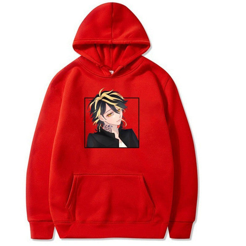 Kvinnors hoodie med konstnärlig design och bekväm passform Mirla-Eva Jonsson