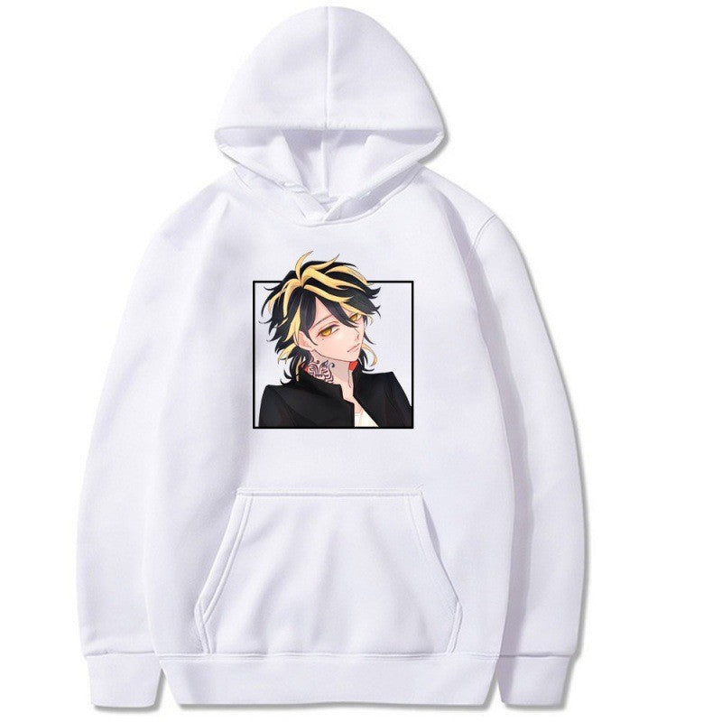 Kvinnors hoodie med konstnärlig design och bekväm passform Mirla-Eva Jonsson