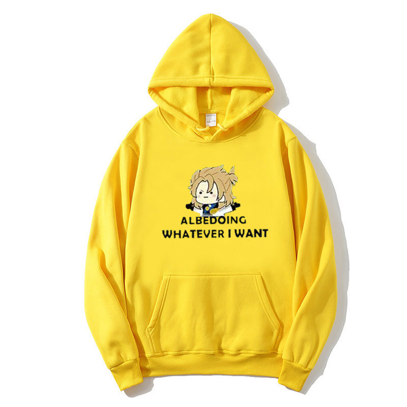 Kvinnors hoodie med konstnärlig grafisk design och motiverande text Mirla-Eva Jonsson