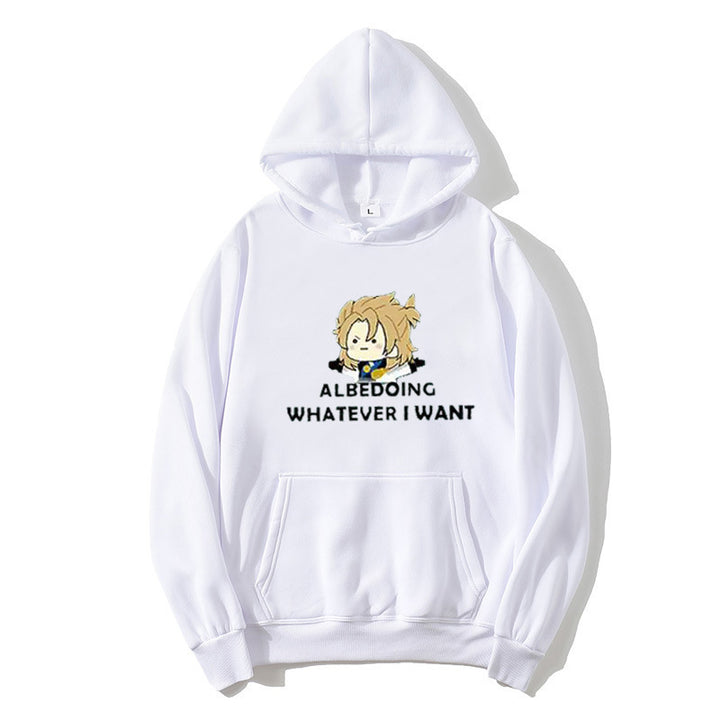 Kvinnors hoodie med konstnärlig grafisk design och motiverande text Mirla-Eva Jonsson