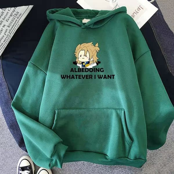 Kvinnors hoodie med konstnärlig grafisk design och motiverande text Mirla-Eva Jonsson