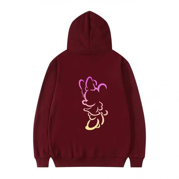 Kvinnors hoodie med konstnärlig molndesign och mjukt innerfoder Mirla-Eva Jonsson