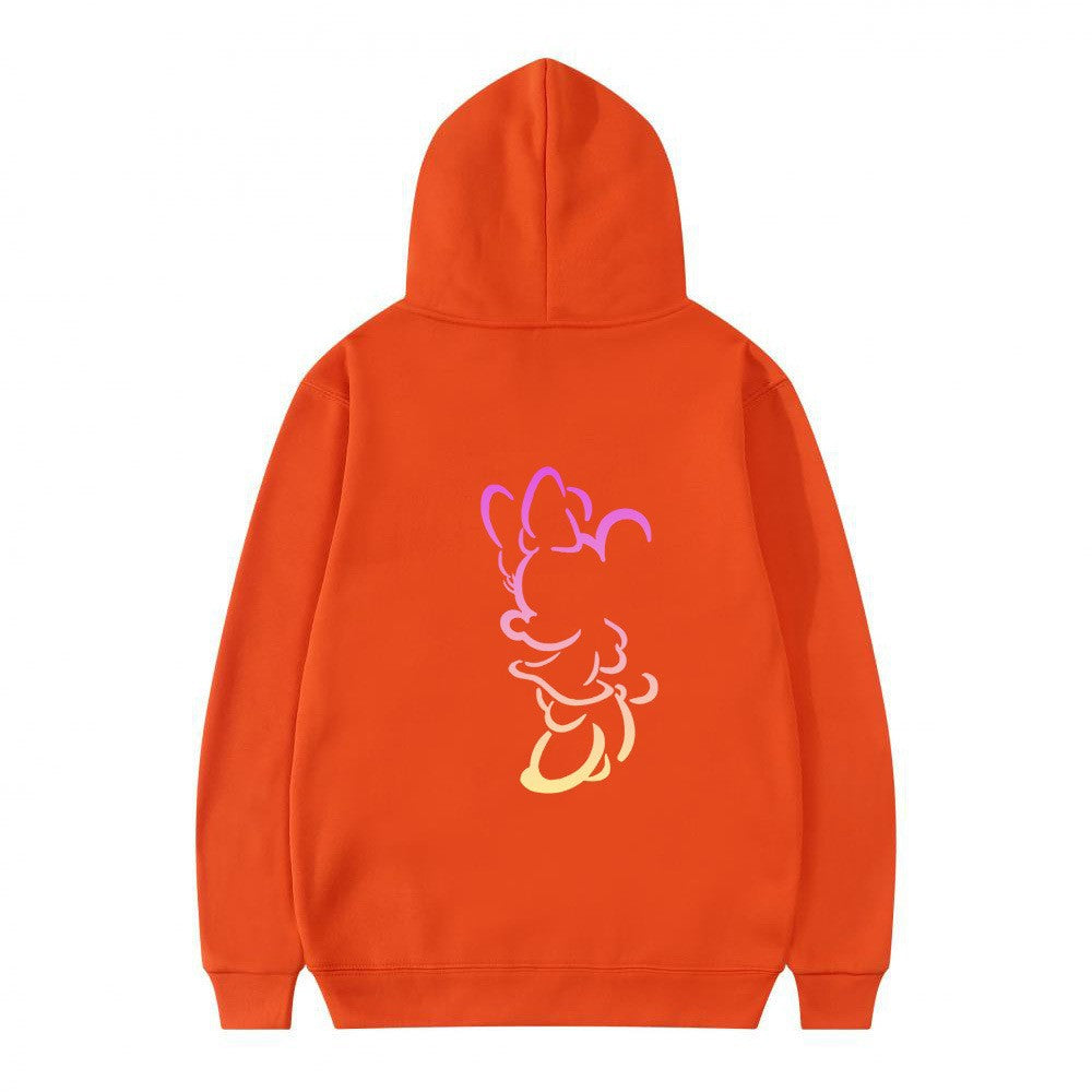 Kvinnors hoodie med konstnärlig molndesign och mjukt innerfoder Mirla-Eva Jonsson
