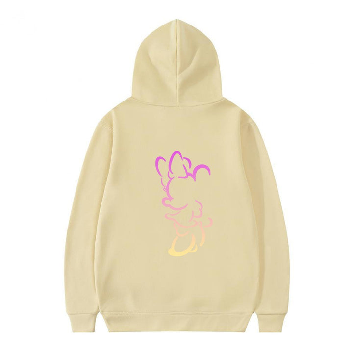 Kvinnors hoodie med konstnärlig molndesign och mjukt innerfoder Mirla-Eva Jonsson