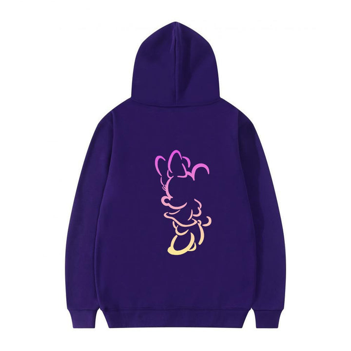 Kvinnors hoodie med konstnärlig molndesign och mjukt innerfoder Mirla-Eva Jonsson