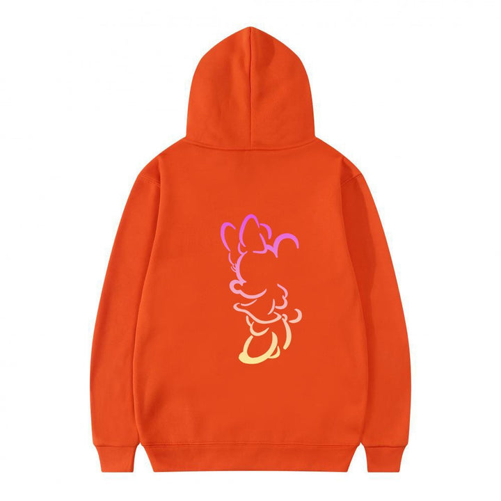 Kvinnors hoodie med konstnärlig molndesign och mjukt innerfoder Mirla-Eva Jonsson