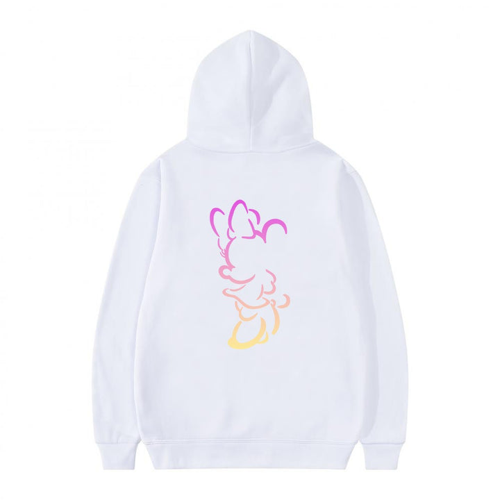 Kvinnors hoodie med konstnärlig molndesign och mjukt innerfoder Mirla-Eva Jonsson