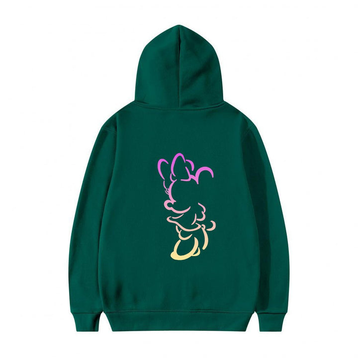 Kvinnors hoodie med konstnärlig molndesign och mjukt innerfoder Mirla-Eva Jonsson