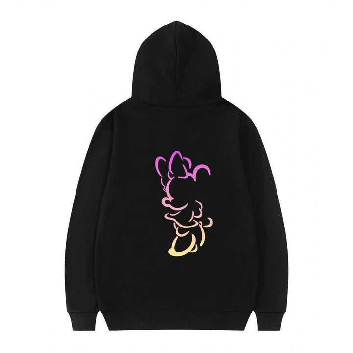 Kvinnors hoodie med konstnärlig molndesign och mjukt innerfoder Mirla-Eva Jonsson