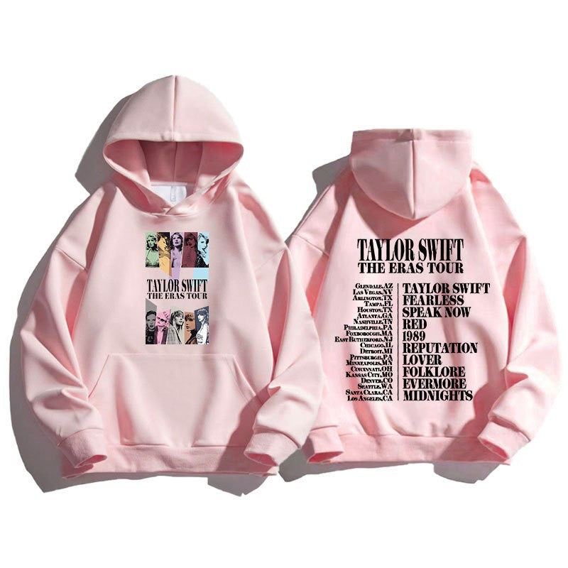 Kvinnors hoodie med konstnärlig motiv och inspirerande lista Mirla-Eva Jonsson