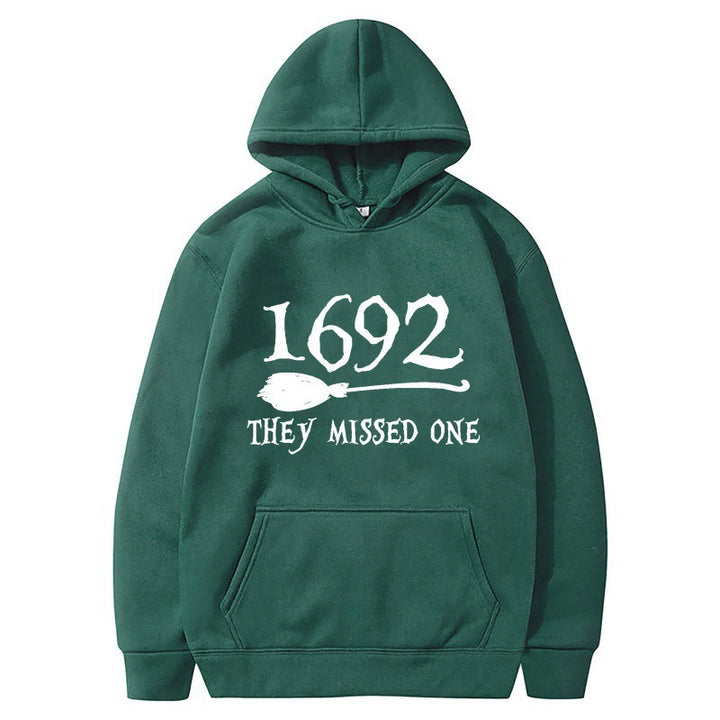Kvinnors hoodie med kreativ Halloween-motiv och lös passform Mirla-Eva Jonsson