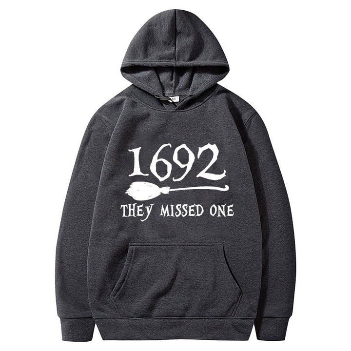Kvinnors hoodie med kreativ Halloween-motiv och lös passform Mirla-Eva Jonsson