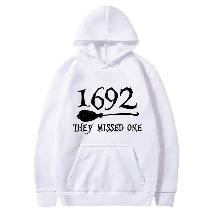 Kvinnors hoodie med kreativ Halloween-motiv och lös passform Mirla-Eva Jonsson