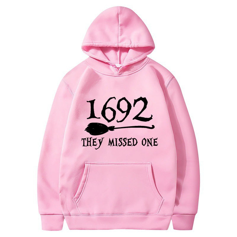 Kvinnors hoodie med kreativ Halloween-motiv och lös passform Mirla-Eva Jonsson