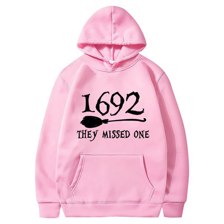 Kvinnors hoodie med kreativ Halloween-motiv och lös passform Mirla-Eva Jonsson