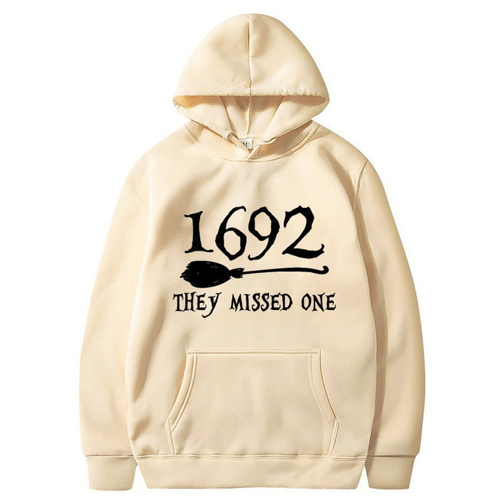 Kvinnors hoodie med kreativ Halloween-motiv och lös passform Mirla-Eva Jonsson